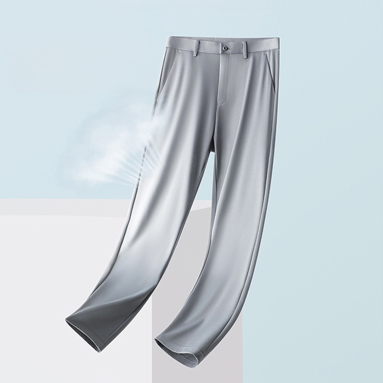 薄款垂感直筒休閒褲