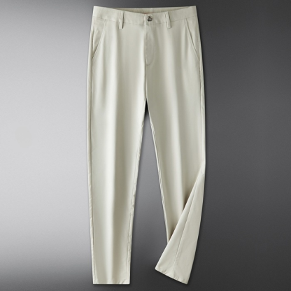 薄款垂感直筒休閒褲