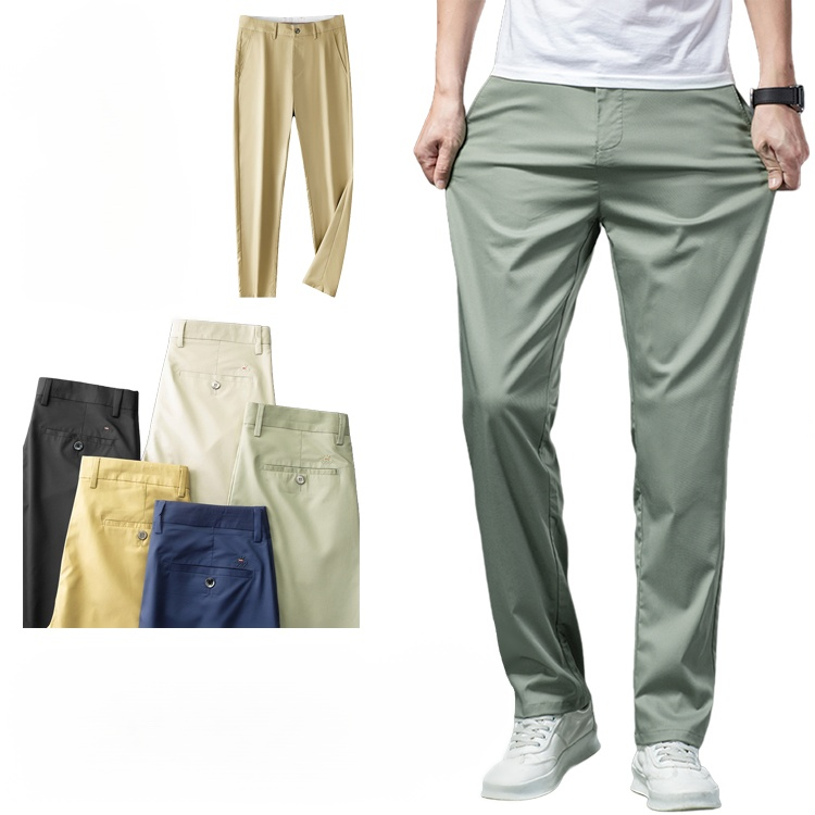 薄款垂感直筒休閒褲
