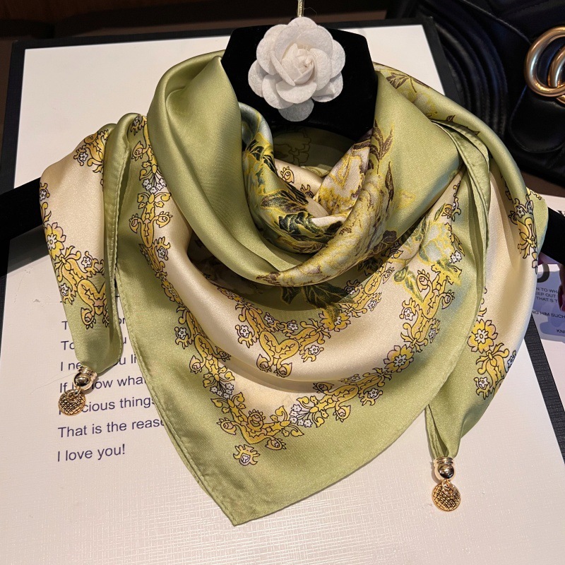 女士護頸磁吸扣絲巾