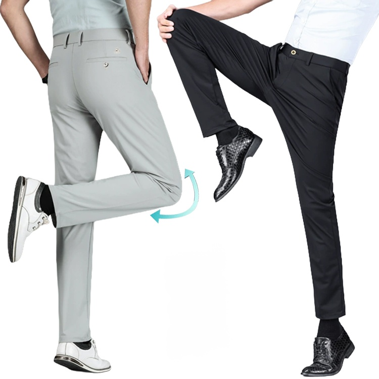 薄款垂感直筒休閒褲