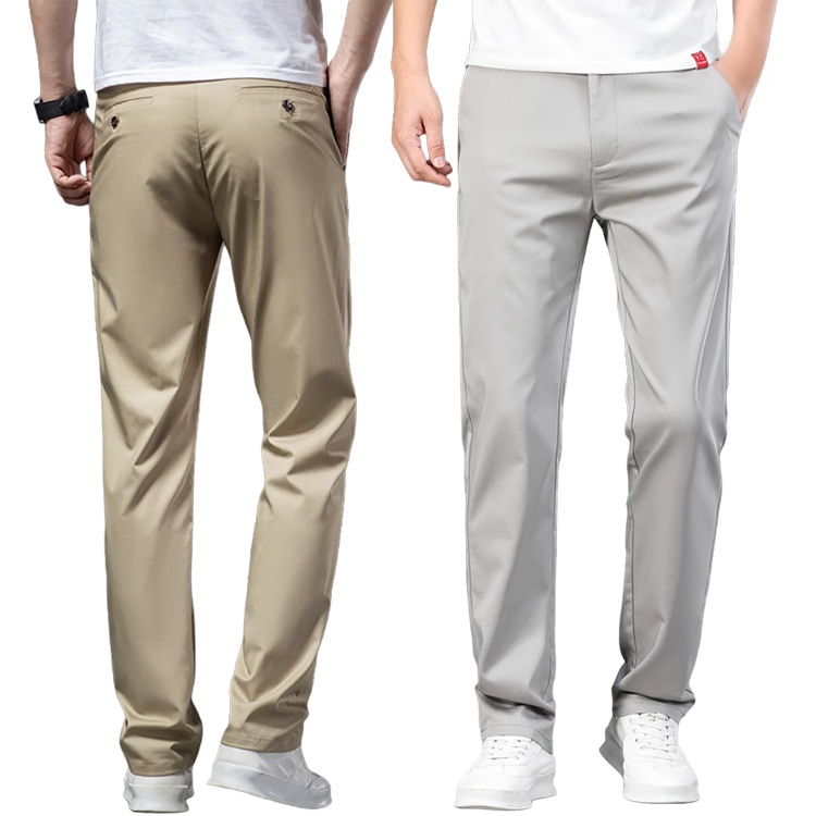 薄款垂感直筒休閒褲