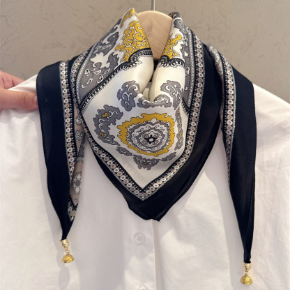 女士護頸磁吸扣絲巾