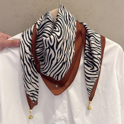 女士護頸磁吸扣絲巾