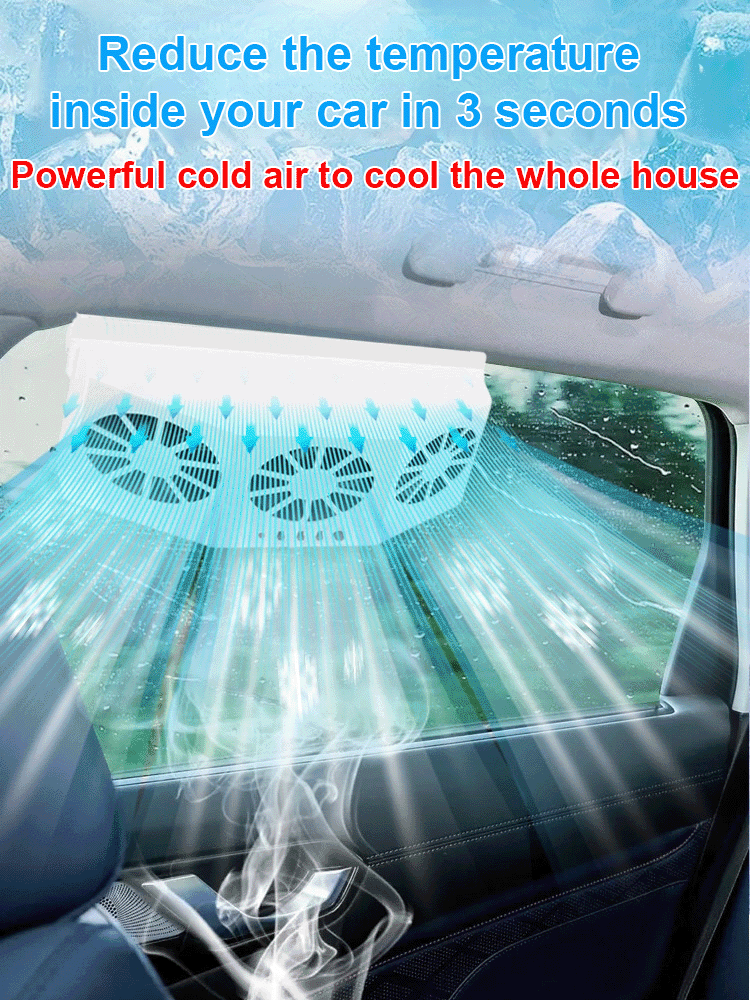 Solar Car Exhaust Fan Radiator