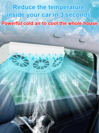 Solar Car Exhaust Fan Radiator