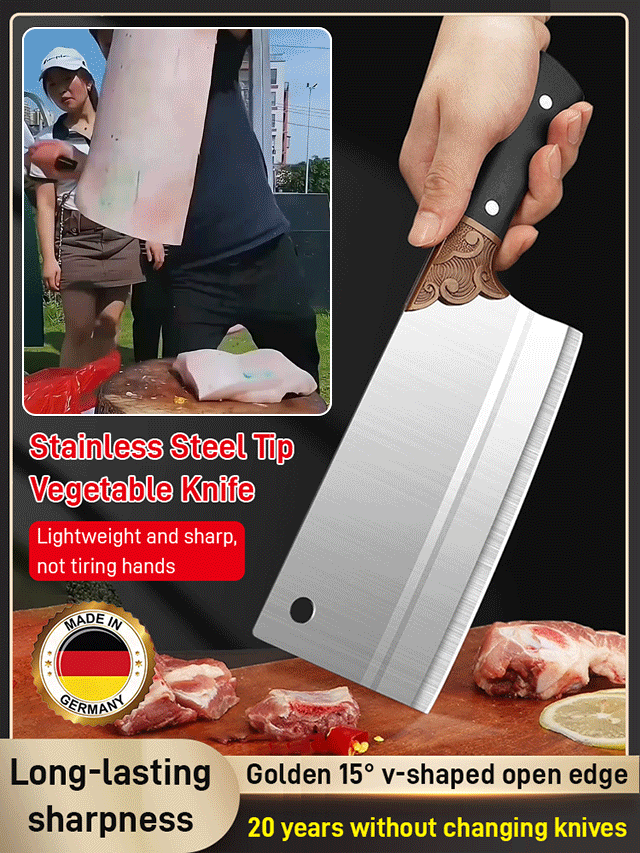 🏅UltraSharp™ Stainless Steel Blade - Precision Cutting for Every Task