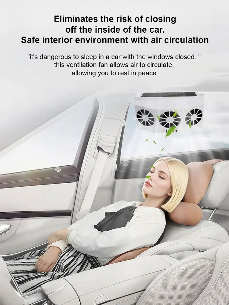 Solar Car Exhaust Fan Radiator