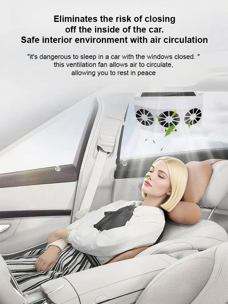 Solar Car Exhaust Fan Radiator