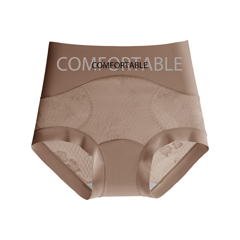 PelvicPro™ High Waist Seamless Lace Panties - Pelvic Support & 99.97% 