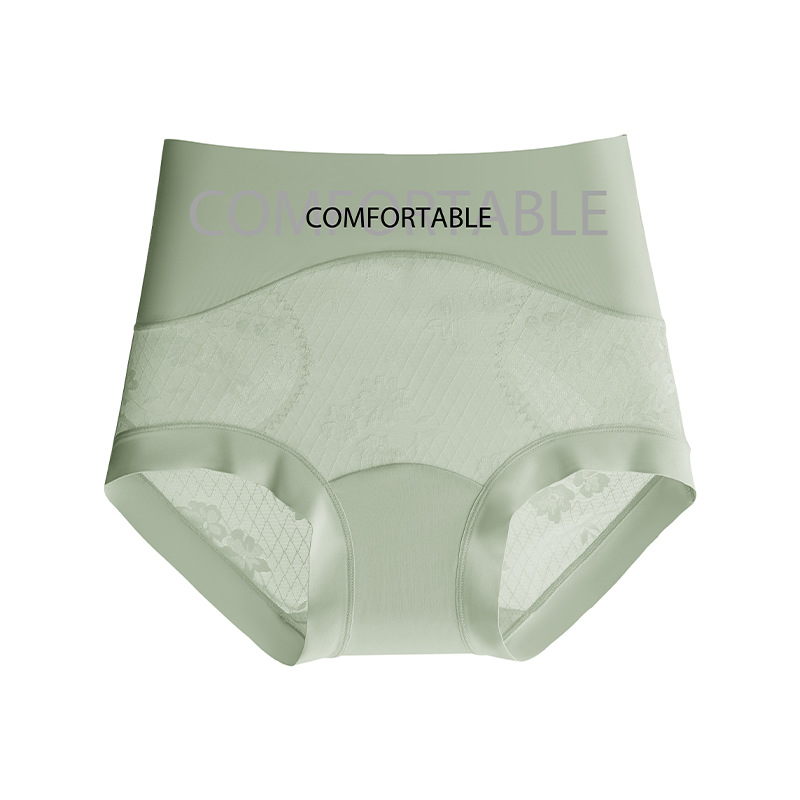 PelvicPro™ High Waist Seamless Lace Panties - Pelvic Support & 99.97% 