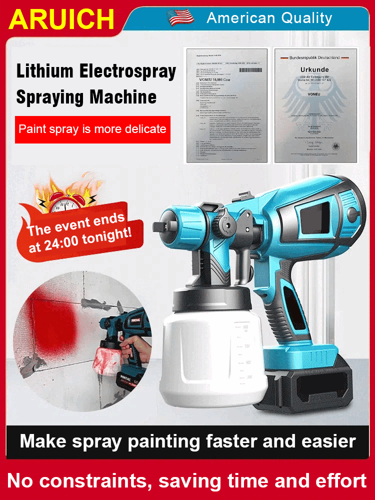 Lithium battery spray gun wireless split spray machine