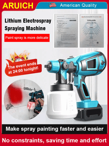 Lithium battery spray gun wireless split spray machine