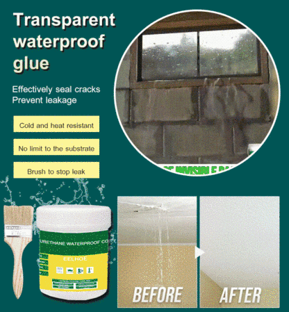 ClearSeal™ - Transparent Waterproof Adhesive for All Surfaces