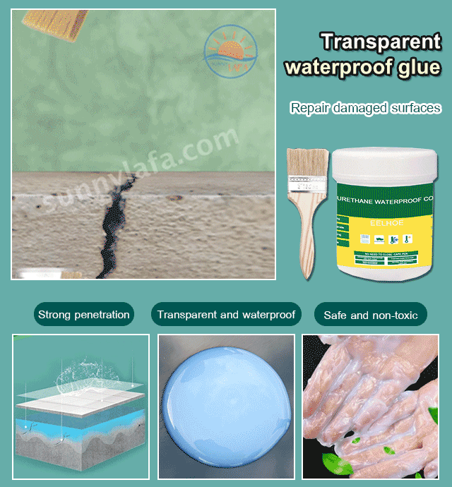 ClearSeal™ - Transparent Waterproof Adhesive for All Surfaces