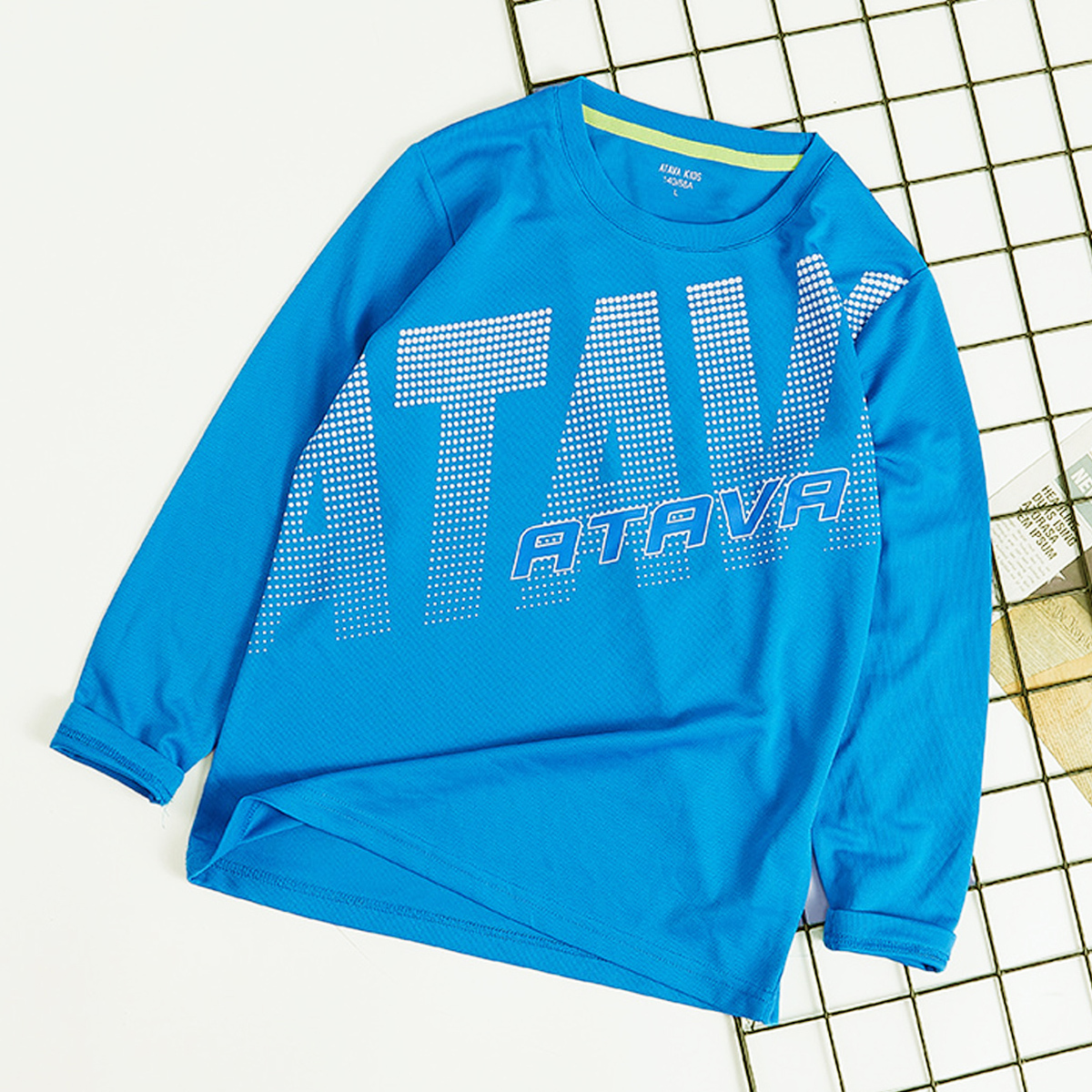 24个款式]Boy Summer Thin Sporty Letter Long Sleeve T-Shirt Wholesale