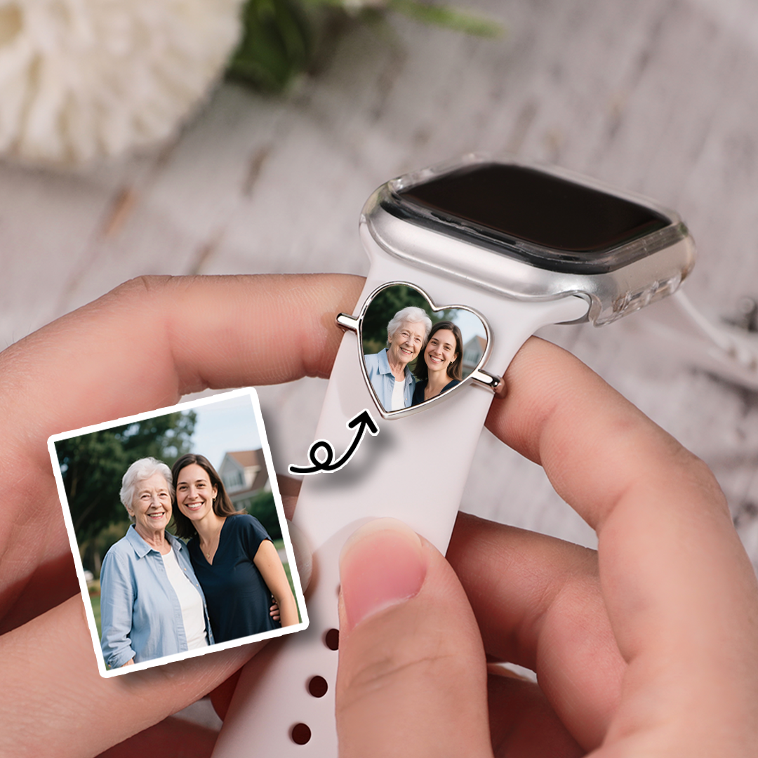 Personalized Memorial Watch Strap Charm – A Timeless Tribute to Loved Ones Memorial Gifts
