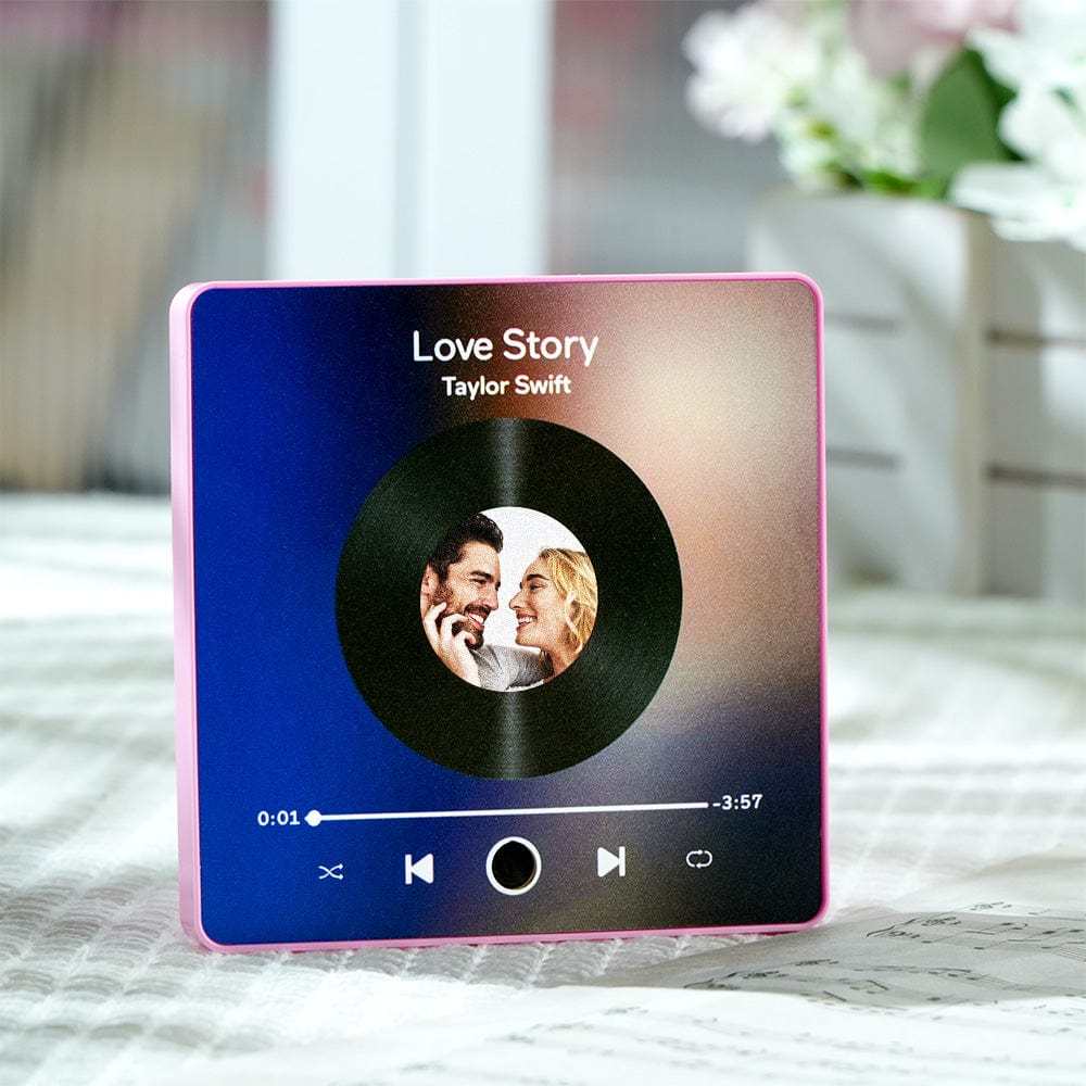 Custom Spotify Album Fridge Magnet Personalized Music Fridge Magnet Can Play Songs and Adjust Volume for Couples