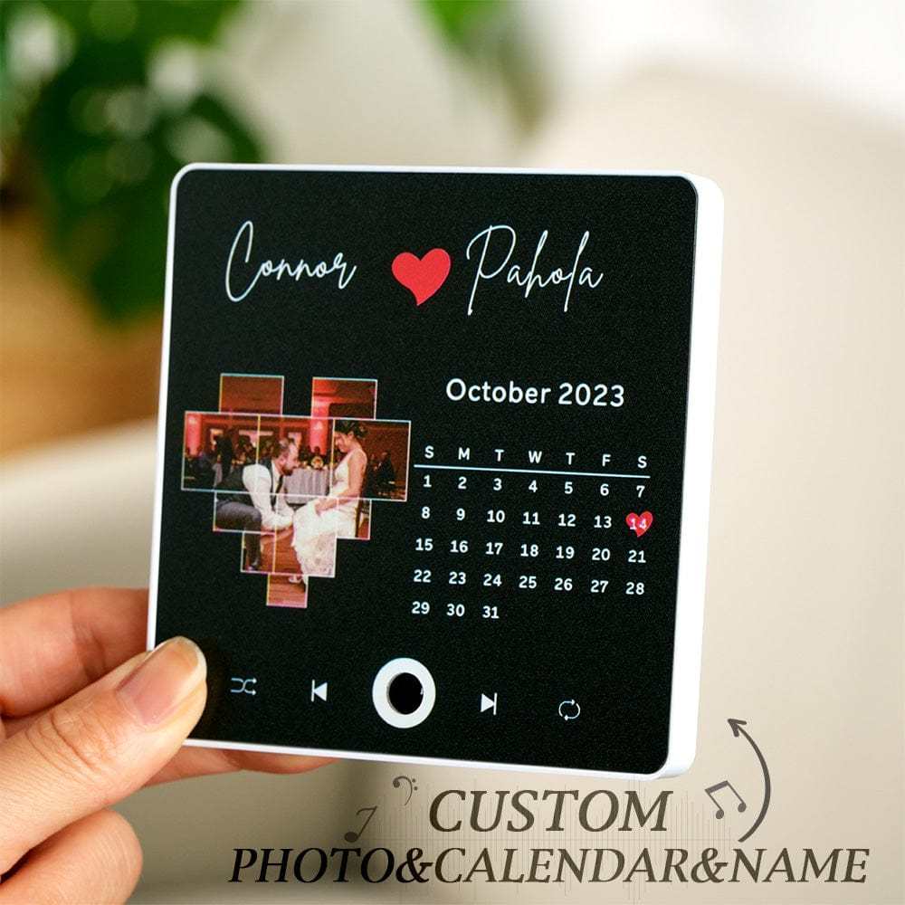 Custom Spotify Album Fridge Magnet Personalized Music Fridge Magnet Can Play Songs and Adjust Volume for Couples