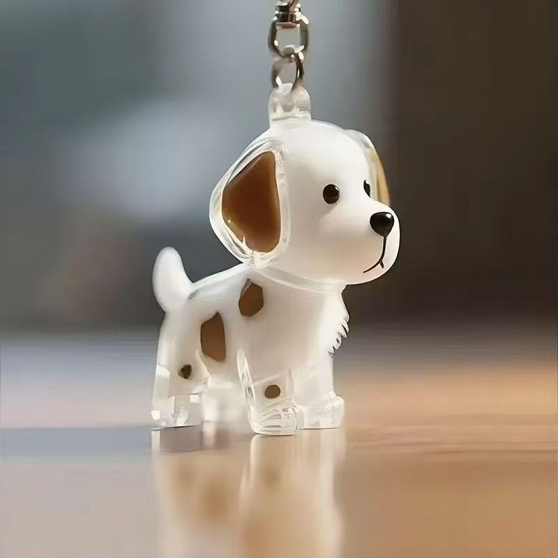 Dog Hair Collector Keychain Bag Charm Memorial Storage Box Sentimental Perfect for Storing Pet Hair Gift for Dog Lovers - CustWit