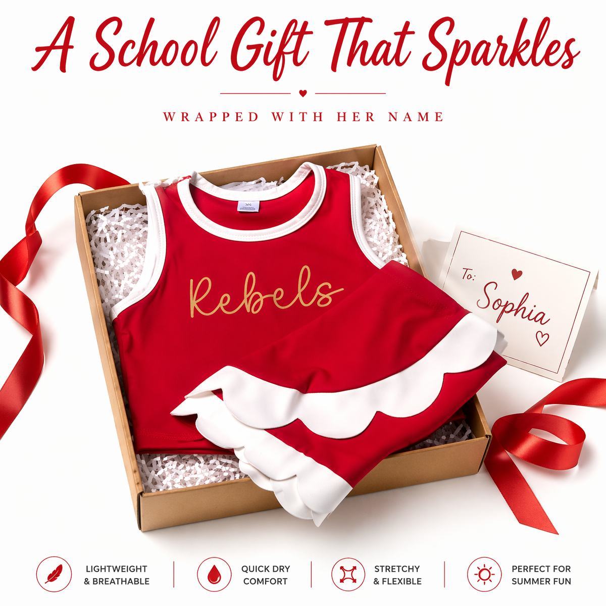 Scallop Cheer Set for Adult Toddler and Kids Lots of Colors - CustWitAU