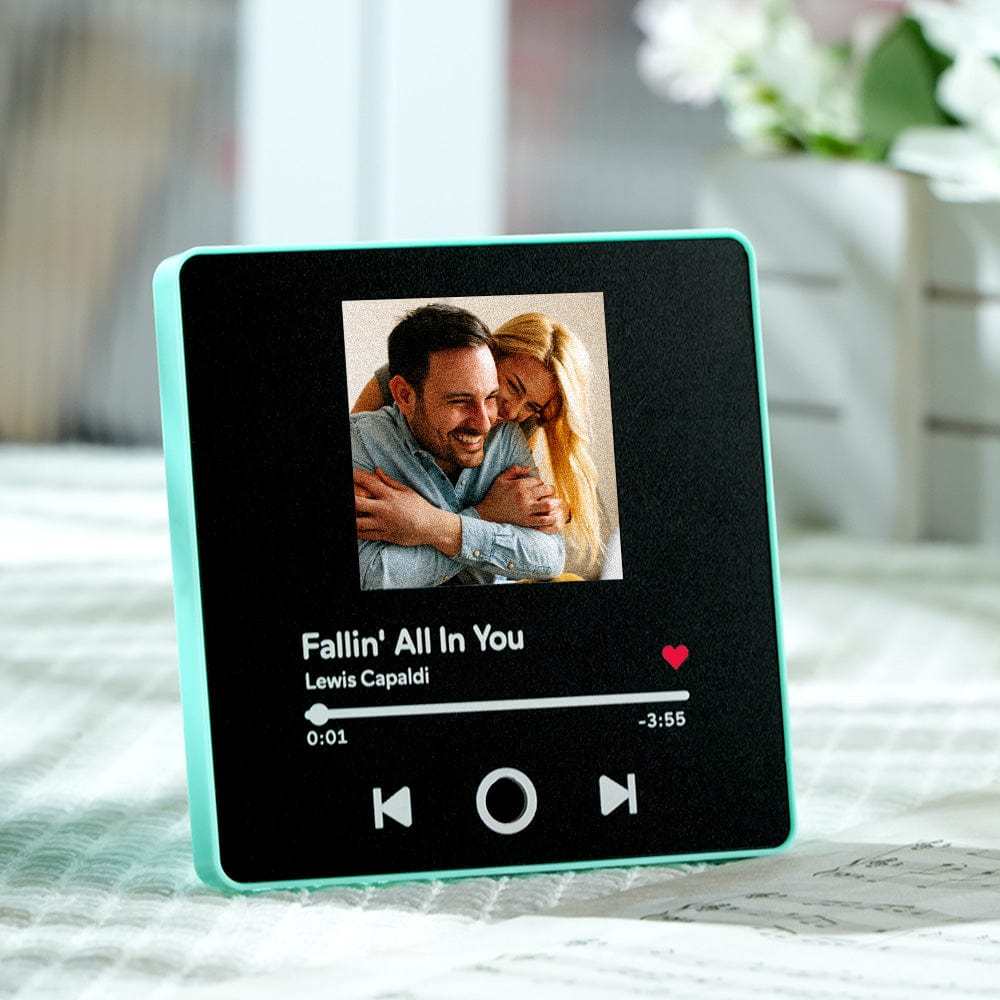 Custom Spotify Album Fridge Magnet Personalized Music Fridge Magnet Can Play Songs and Adjust Volume for Couples