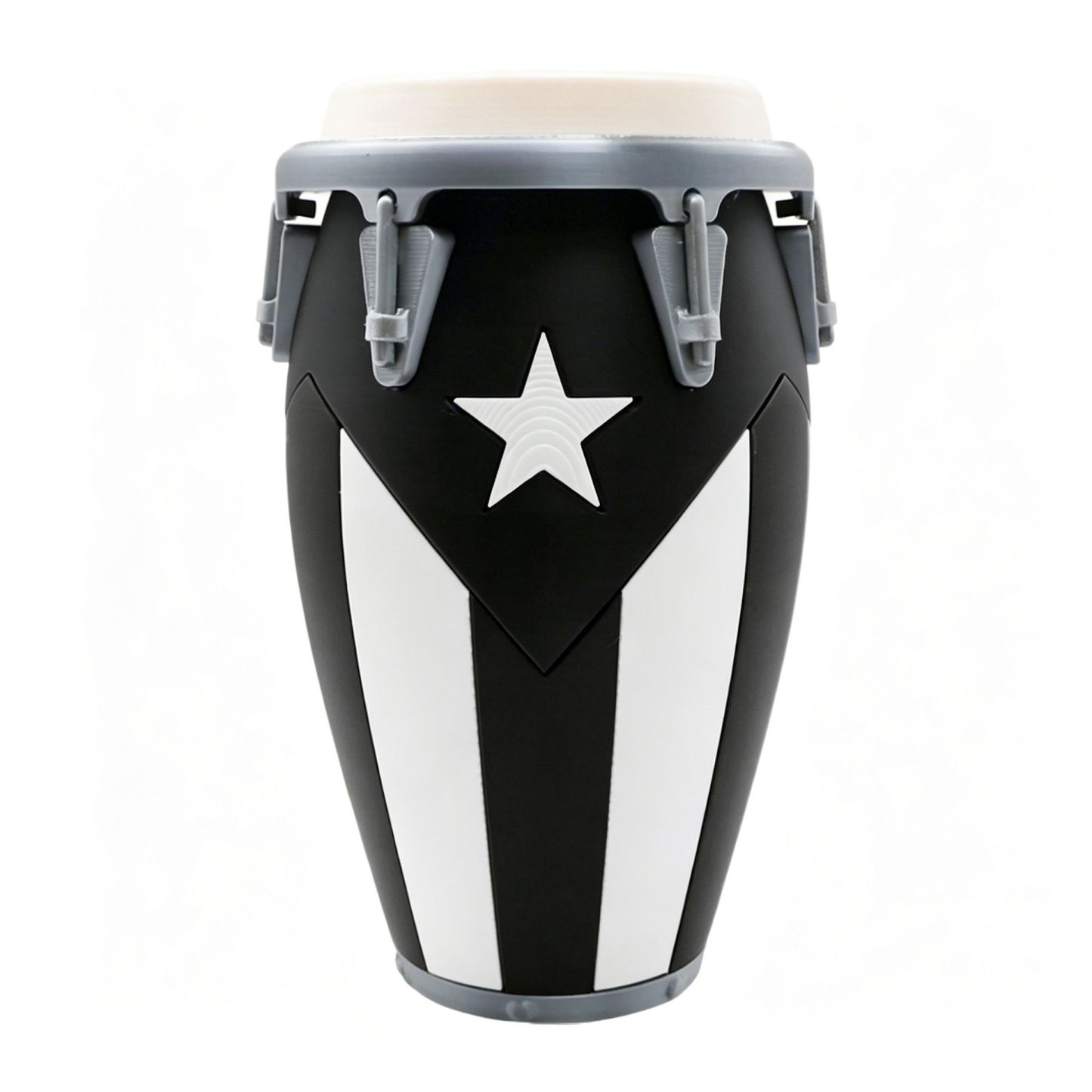 3D Printed Conga Drum Piggy Bank Coin Bank Can Cooler, Cuba Flag Decor, Music Lover Gift - CustWitAU