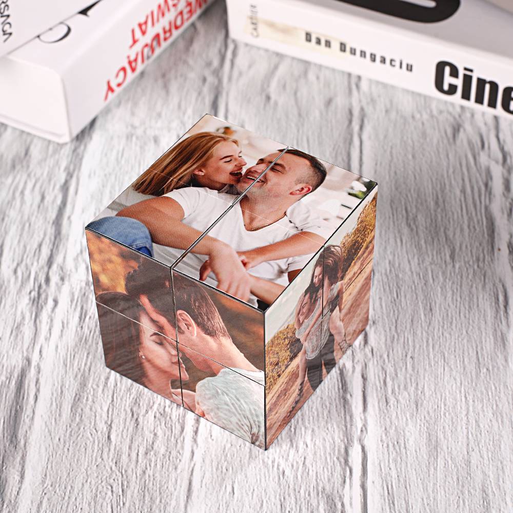 Custom Photo Rubic's Cube Multiphoto Cube What I Feel for You is Love - CustWitAU