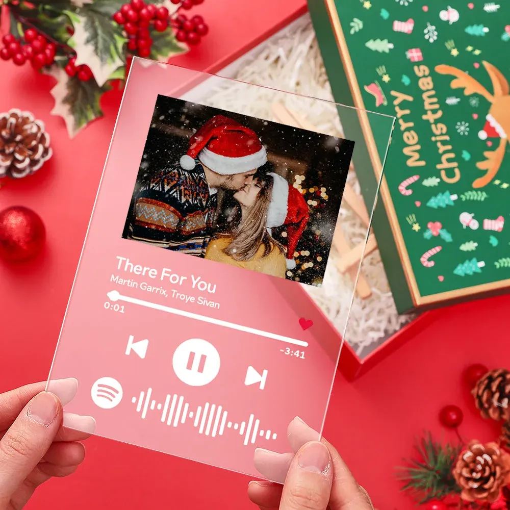 Scannable Spotify Code Plaque Night Light Music and Photo Acrylic Various Music Combination Styles - CustWitAU