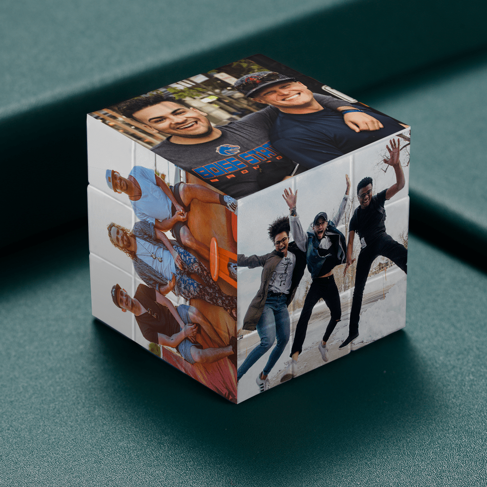 Best Friend Anniversary Gift Custom Rubic's Cube Gift For Friends - CustWitAU
