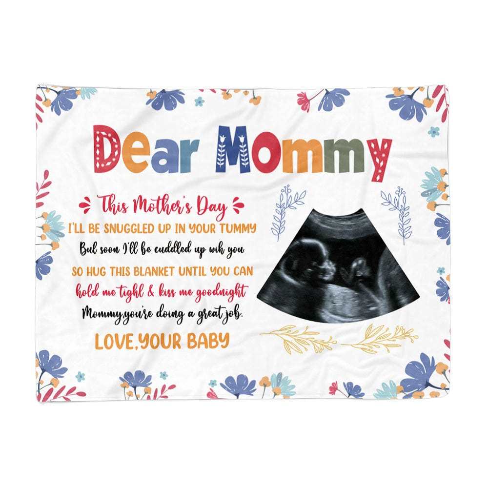 Mother's Day Blanket Gift Personalized Photo Blanket for Mom - CustWitAU