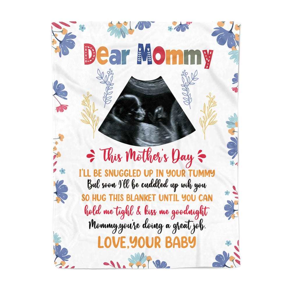 Mother's Day Blanket Gift Personalized Photo Blanket for Mom - CustWitAU