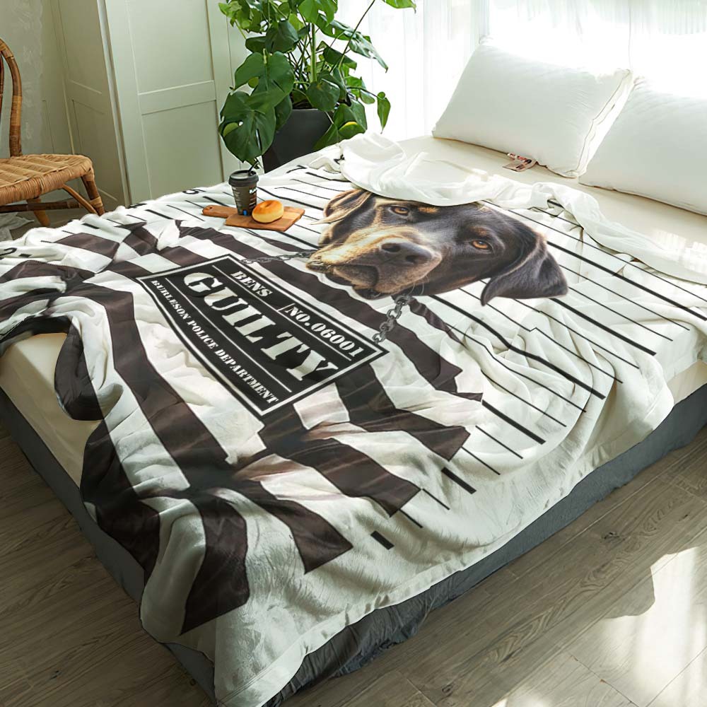Custom Photo & Name "Personal Stalker" Blanket - CustWitAU