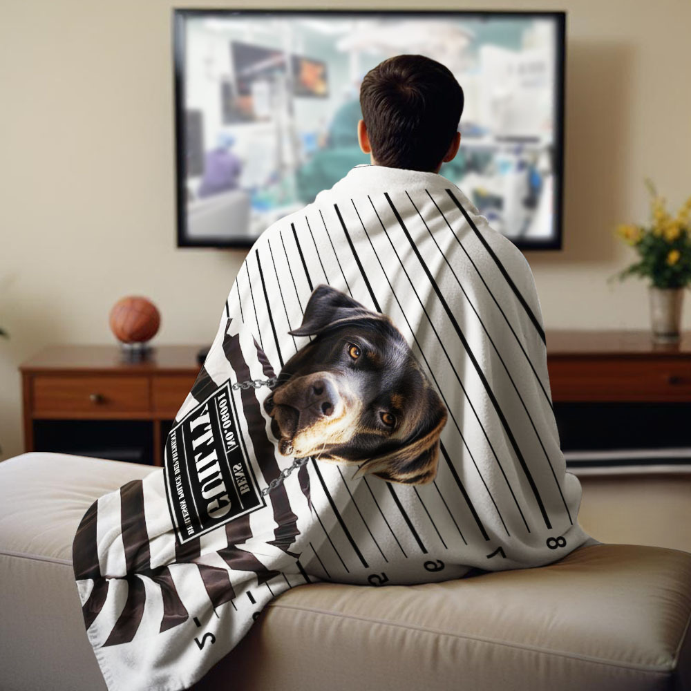 Custom Photo & Name "Personal Stalker" Blanket - CustWitAU