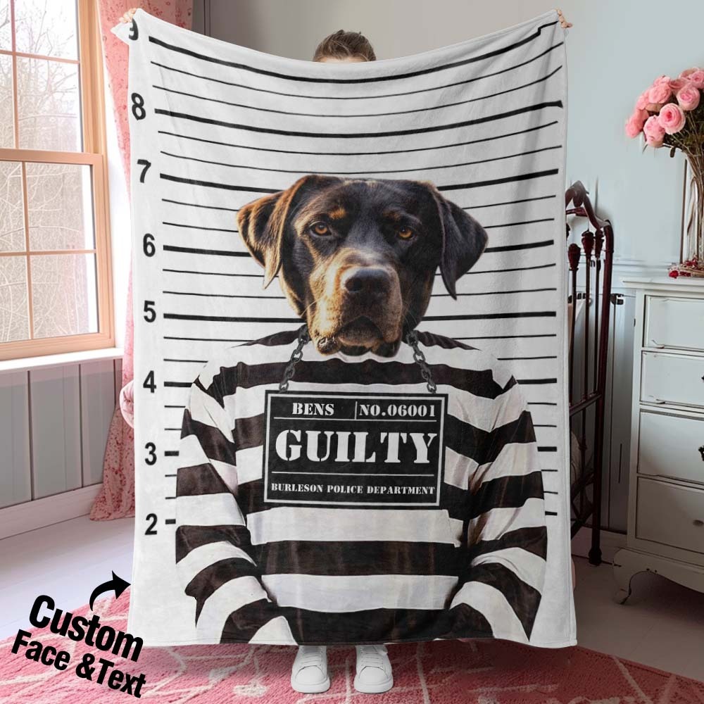 Custom Photo & Name "Personal Stalker" Blanket - CustWitAU