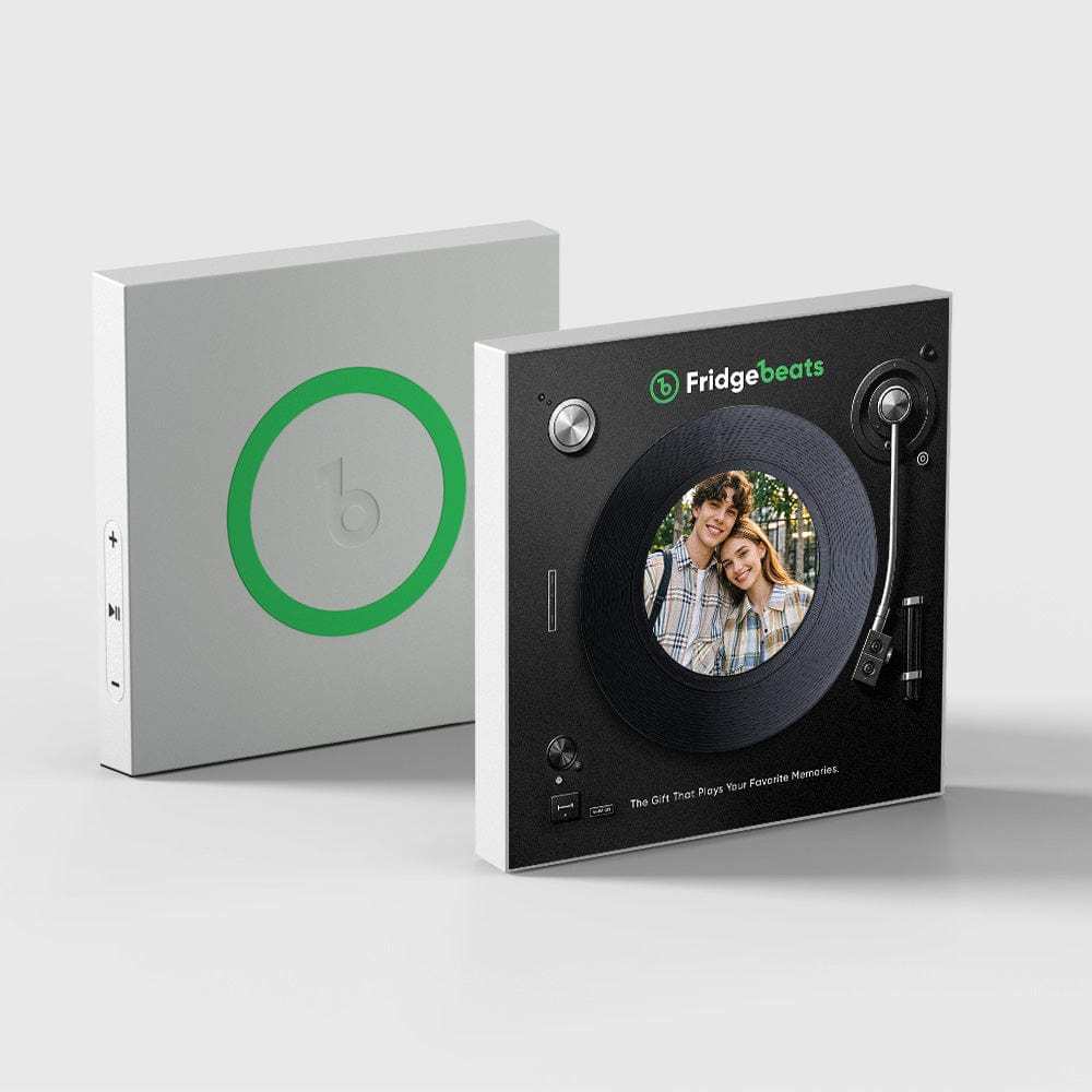 Custom Music & Photo Fridge Magnet Can Customize 1-6 Vinyl and Songs - CustWitAU