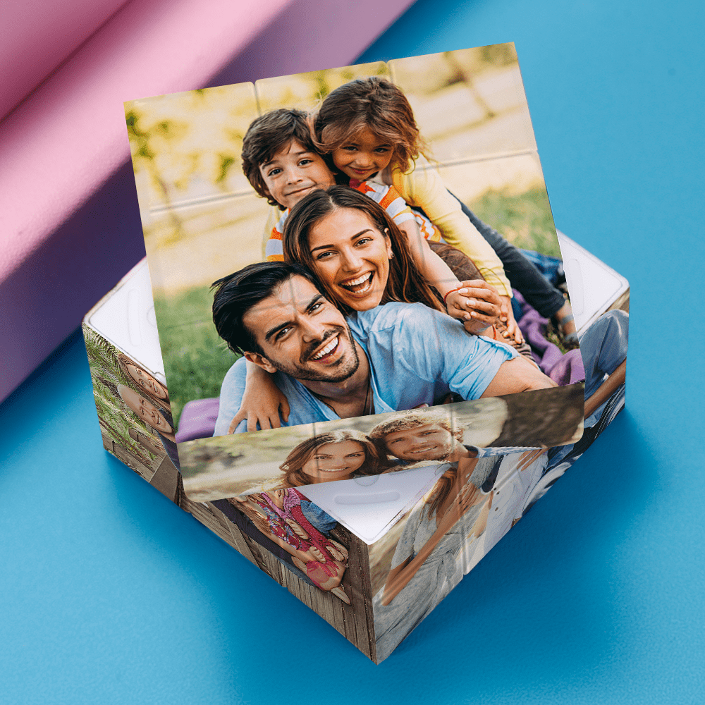 Birthday Gift For Parents Customized Rubic's Cube - CustWitAU