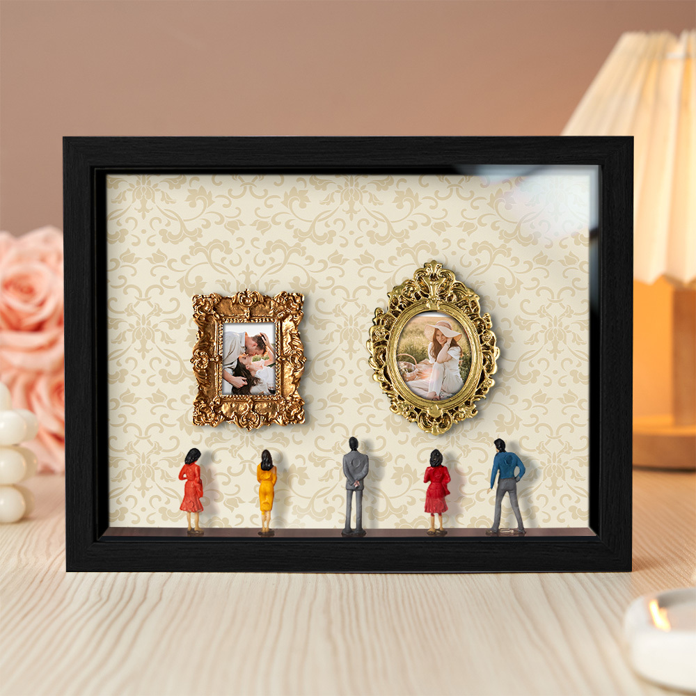 Museum of Us Mini Museum Shadow Box | Baroque Vintage Photo Decor