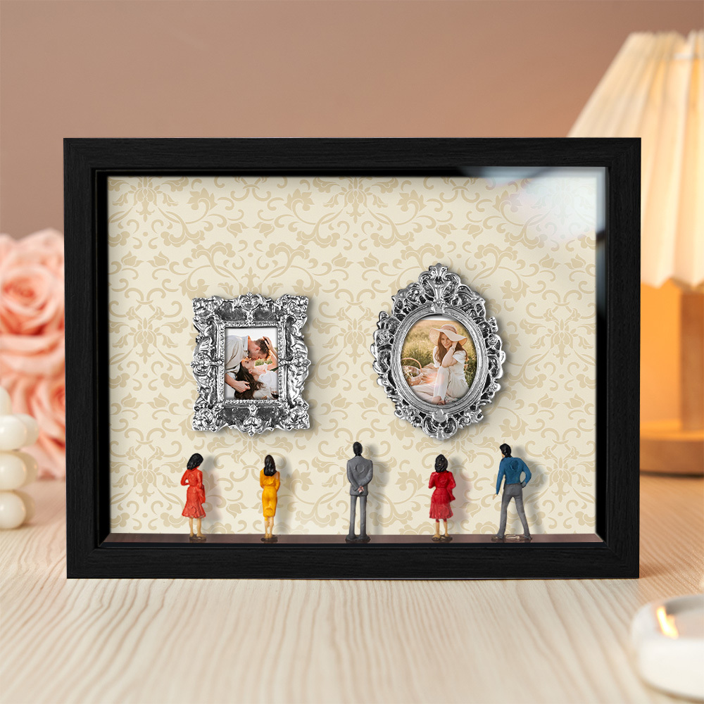 Museum of Us Mini Museum Shadow Box | Baroque Vintage Photo Decor