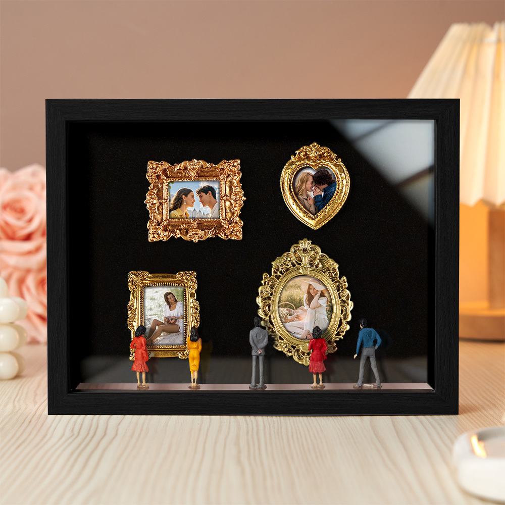 Museum of Us Mini Museum Shadow Box | Baroque Vintage Photo Decor