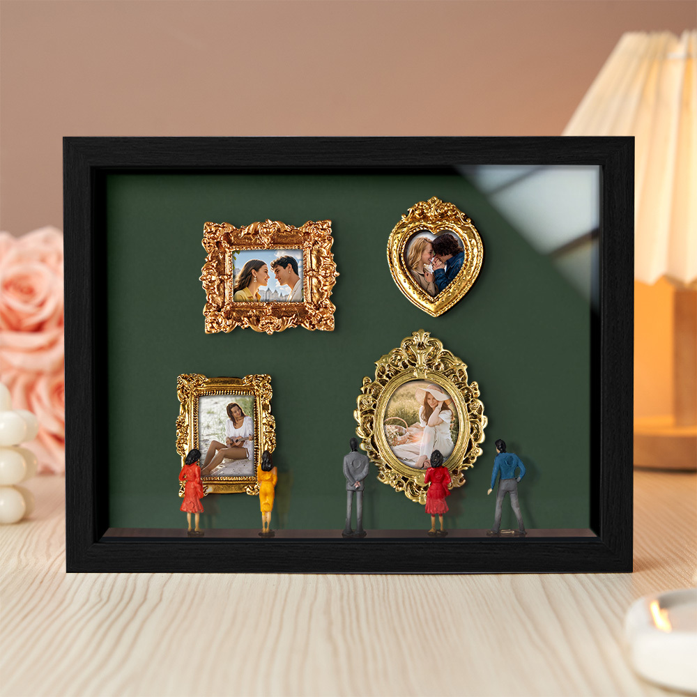 Museum of Us Mini Museum Shadow Box | Baroque Vintage Photo Decor