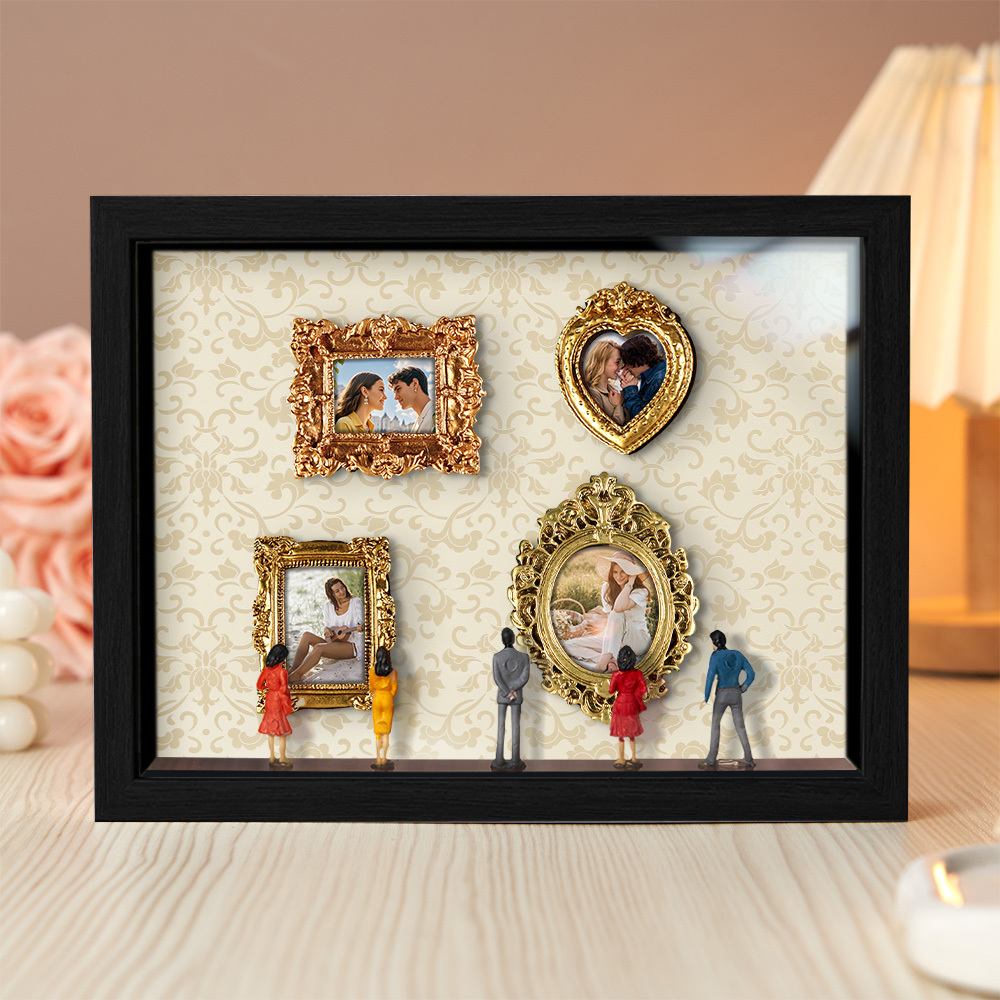 Museum of Us Mini Museum Shadow Box | Baroque Vintage Photo Decor