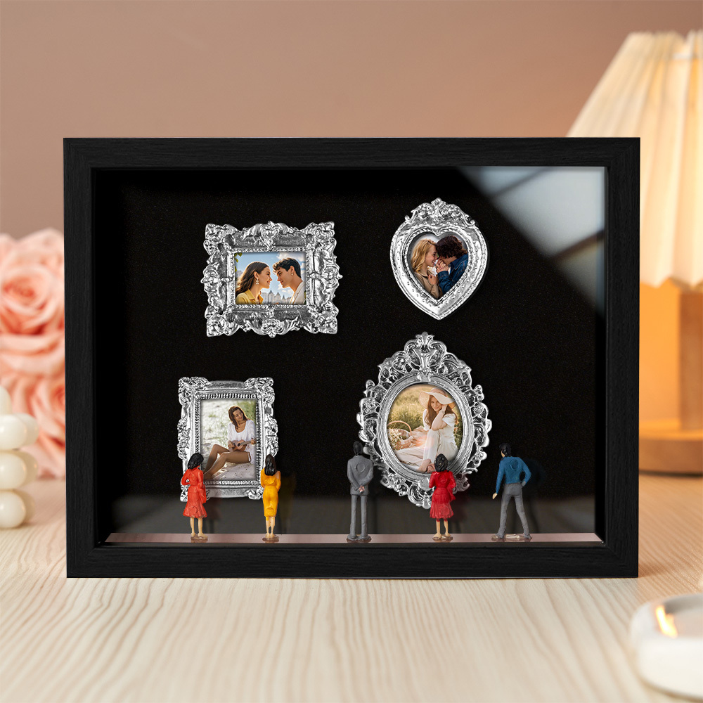 Museum of Us Mini Museum Shadow Box | Baroque Vintage Photo Decor