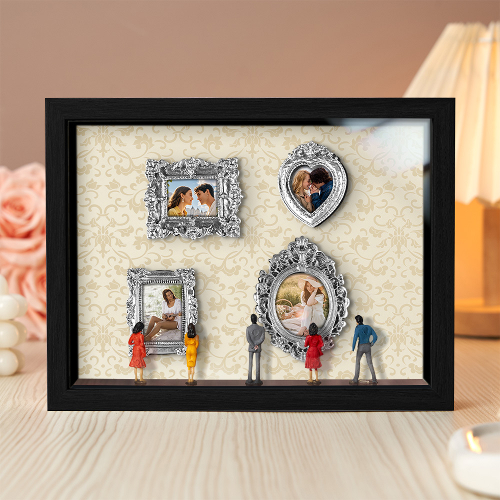 Museum of Us Mini Museum Shadow Box | Baroque Vintage Photo Decor