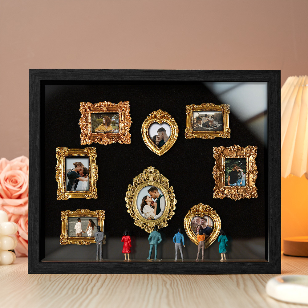 Museum of Us Mini Museum Shadow Box | Baroque Vintage Photo Decor