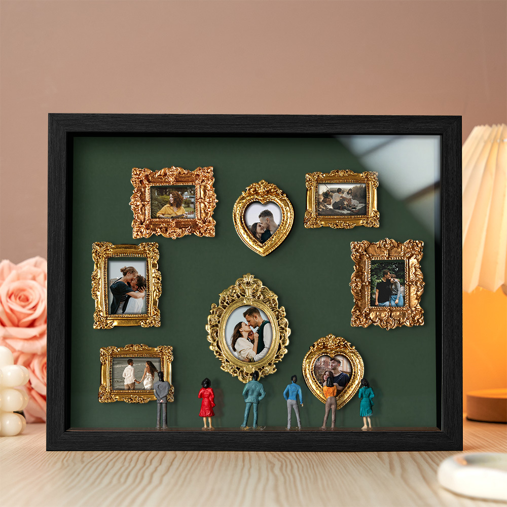 Museum of Us Mini Museum Shadow Box | Baroque Vintage Photo Decor