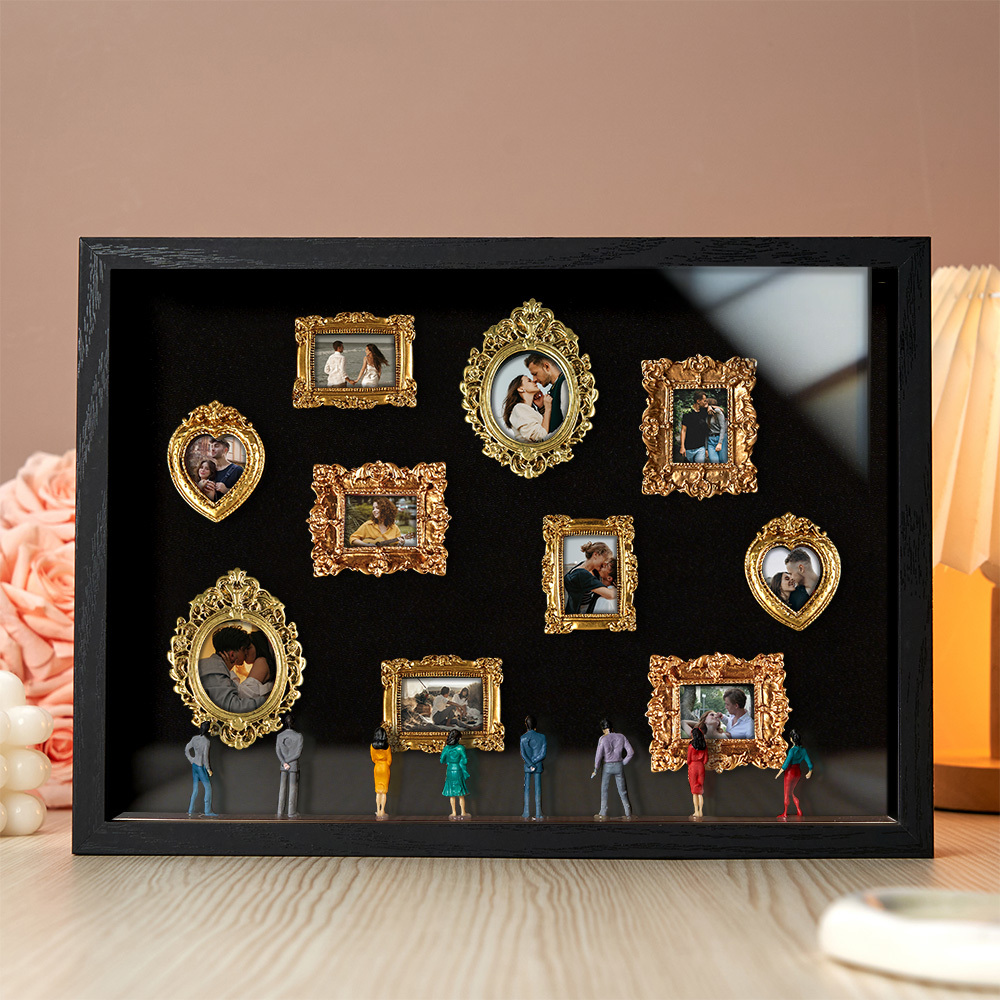 Museum of Us Mini Museum Shadow Box | Baroque Vintage Photo Decor