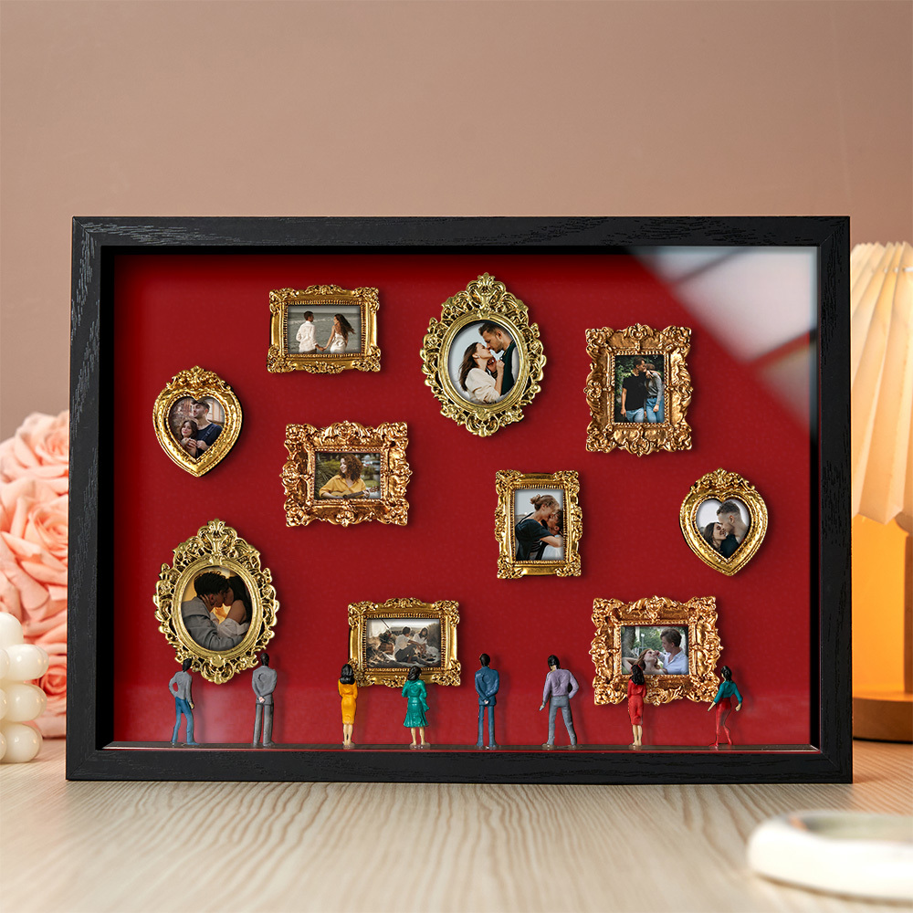 Museum of Us Mini Museum Shadow Box | Baroque Vintage Photo Decor