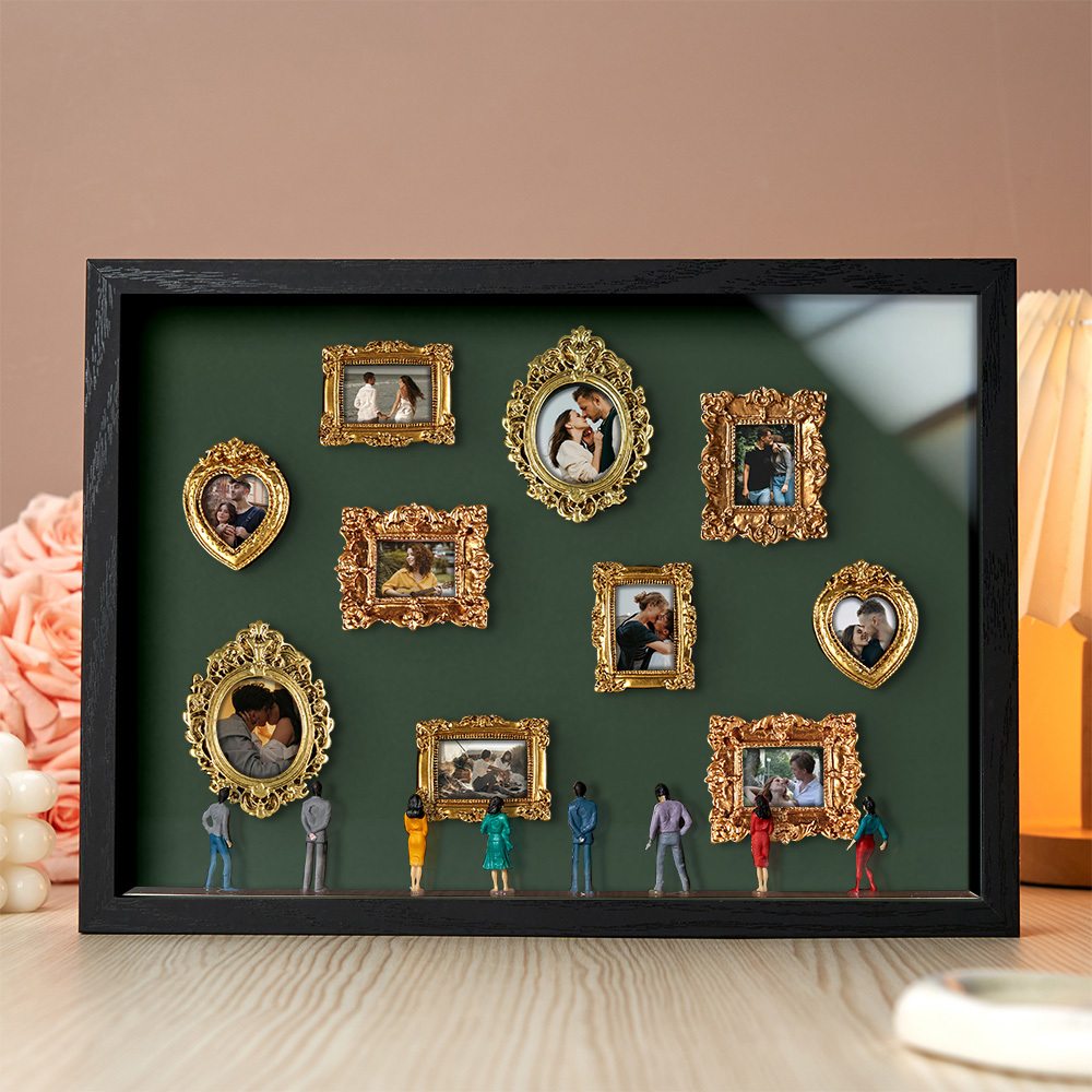Museum of Us Mini Museum Shadow Box | Baroque Vintage Photo Decor