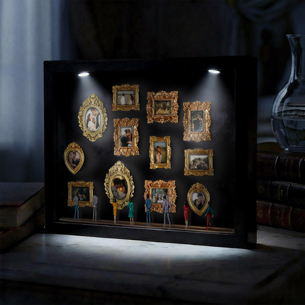 Museum of Us Mini Museum Shadow Box | Baroque Vintage Photo Decor